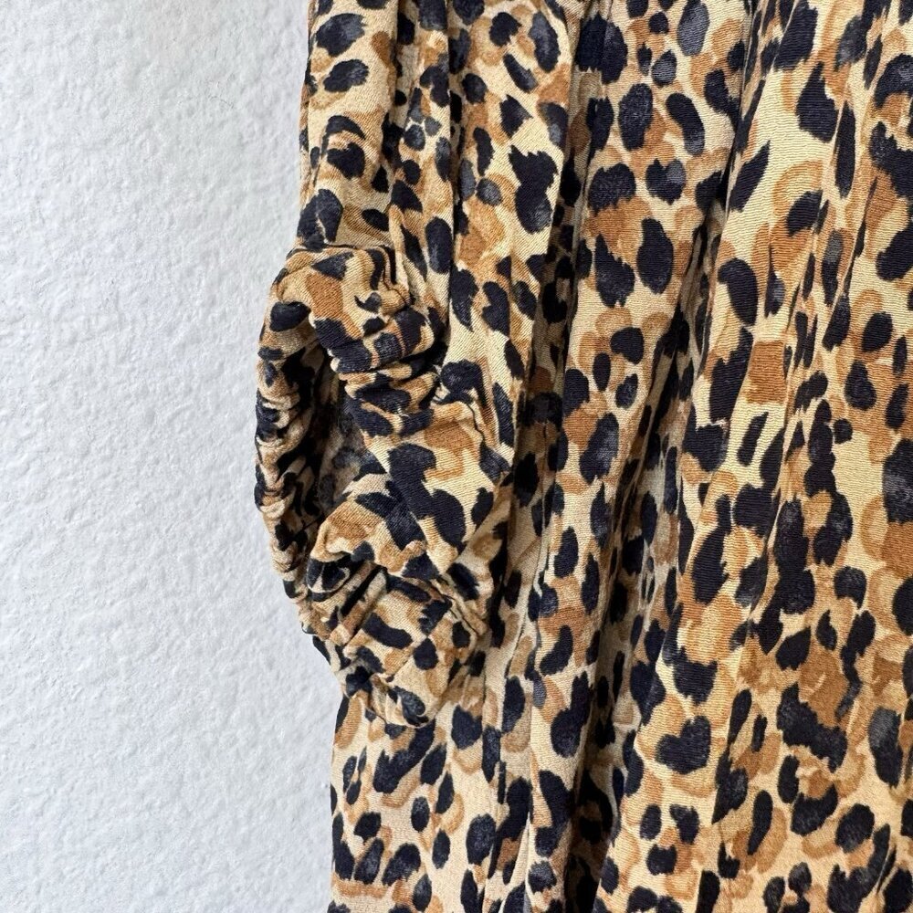 Zara Trf Collection Leopard Print Mini Dress Wome… - image 4